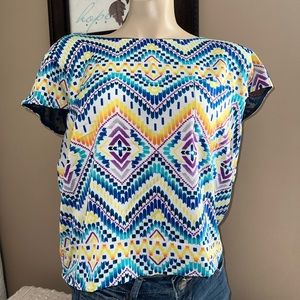 Pretty Rebellious Open Back High low Top Size Large